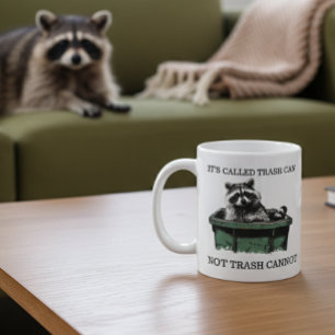 Mug Raton laveur drôle appelé Poubelle