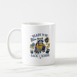 Mug Raton laveur esthétique vintage retour à l'école