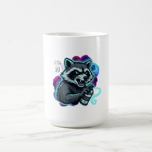 Mug Raton laveur graffiti manches longues (Centre)