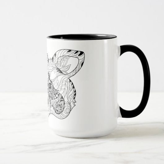 Mug Raton laveur inspiré (Droite)