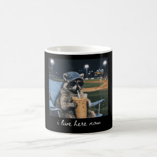 Mug Raton laveur Je vis ici maintenant T-shirt Raton l