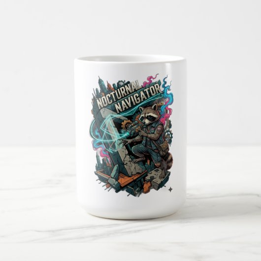 Mug Raton laveur navigateur nocturne manches longues (Centre)