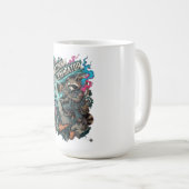 Mug Raton laveur navigateur nocturne manches longues (Devant droit)