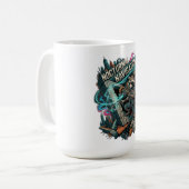 Mug Raton laveur navigateur nocturne manches longues (Devant gauche)