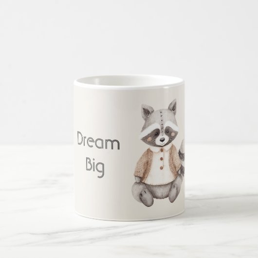 Mug Raton laveur rêve grand (Centre)
