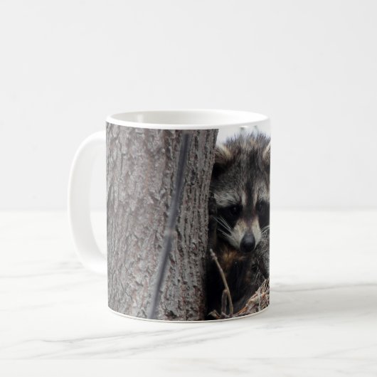 Mug Raton laveur somnolent (Devant gauche)