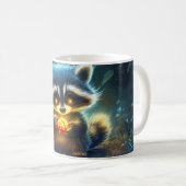 Mug raton laveur stylisé et mignon (Devant droit)