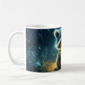Mug raton laveur stylisé et mignon (Gauche)