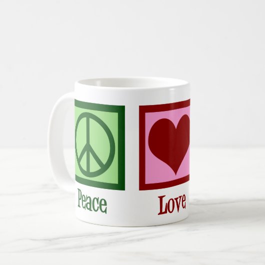 Mug Ratons Peace Love (Devant gauche)