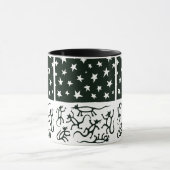 Mug Rats de danse sous une nuit Étoile-Remplie (Centre)