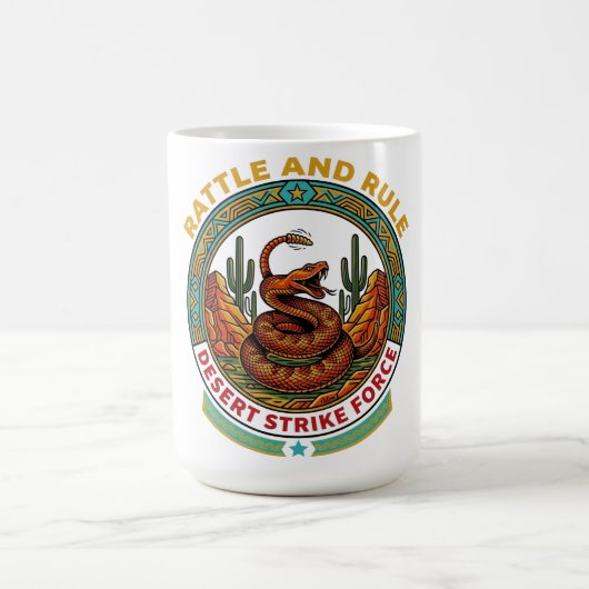 Mug Rattle And Rule Desert Strike Force (Centre)