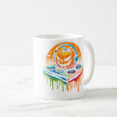 Mug Rave Techno Halloween Pumpkin Edm Festival Funny (Devant droit)