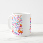 Mug Rave Techno Halloween Witch Edm Festival Funny (Devant gauche)