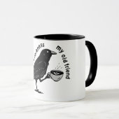 Mug Raven Crow Coffee Fall | Nevermore Poe Gothic Poet (Devant droit)