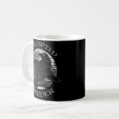 Mug Raven Crow Tentative de meurtre Lune Wiccan Pagan (Devant gauche)