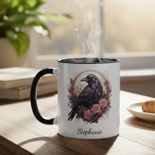 Mug Raven & Rose Dark Academia Drinkware