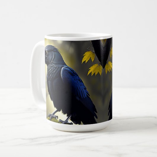 Mug Raven rustique - Natures Guardian (Devant gauche)