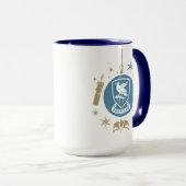 Mug RAVENCLAW™ - Graphique de Bauble de Vacances (Devant droit)