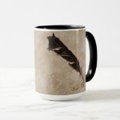 Mug Raven's Feather Bird-lover Crow design (Devant droit)