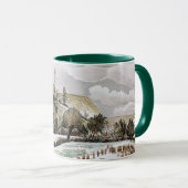 Mug Ravilier - Neige du Nouvel An, art (Devant droit)