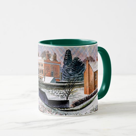 Mug Ravilier - Vicarage en hiver, art (Devant droit)