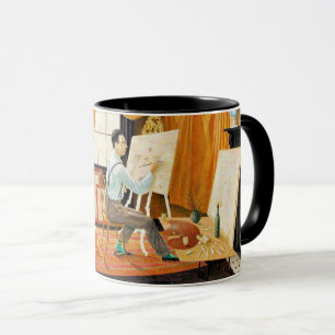 Mug Ravilieux - Edward Bawden Travaillant dans son Stu
