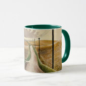 Mug Ravilieux—Paysage du Wiltshire, peinture d'art (Devant droit)