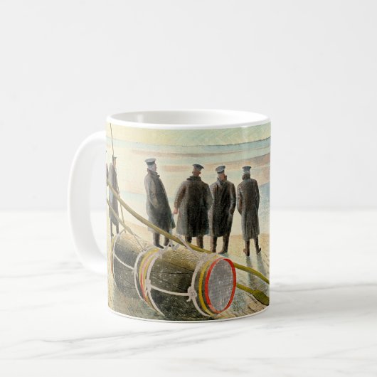 Mug Ravilious - Travail dangereux à marée basse, (Devant gauche)