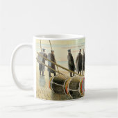 Mug Ravilious - Travail dangereux à marée basse, (Gauche)
