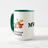 Mug Ravioli MUSICIENS QUI AIMENT PASTA Monogramme (Devant gauche)