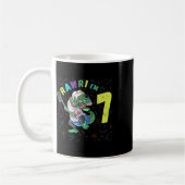 Mug Rawr I'm 7 Dinosaur T-rex 7 Year Old Boy Birthday (Gauche)
