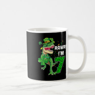 Mug Rawr je suis âgé de 7 ans d'anniversaire 2015 T Re
