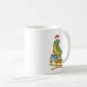Mug Rawr Rawr Rawr Rawr Rawr Funny Christmas Dino Slei (Devant droit)