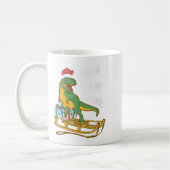 Mug Rawr Rawr Rawr Rawr Rawr Funny Christmas Dino Slei (Gauche)