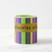 Mug rayé "À mon bonbon préféré" (Centre)