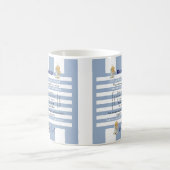 Mug rayé bleu et blanc Bénédictions (Centre)