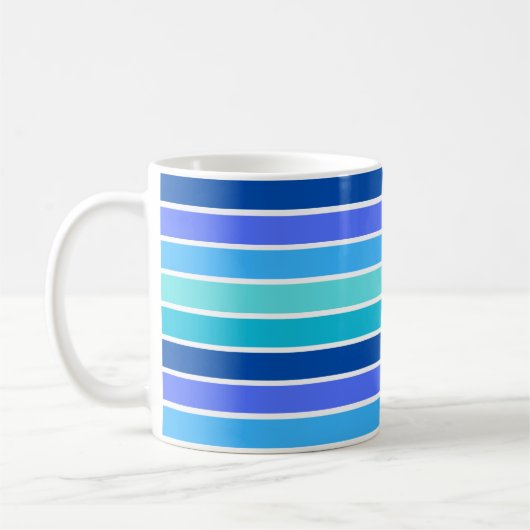 Mug Rayé Bleu Foncé (Gauche)