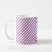 Mug rayé de l'orchidée rayé (Gauche)
