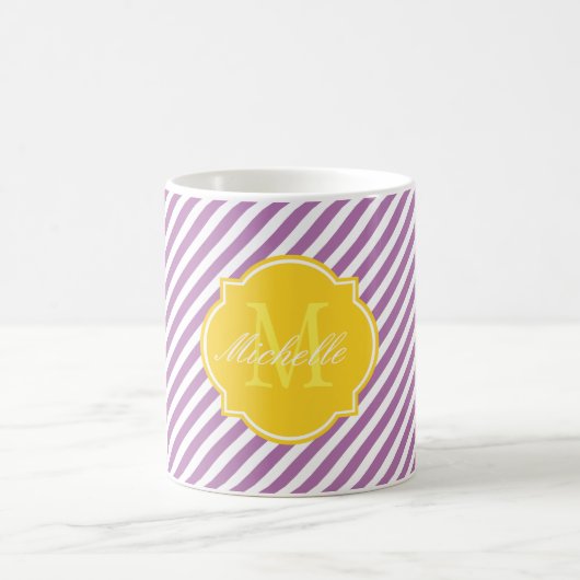 Mug rayé de l'orchidée rayé (Centre)