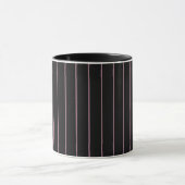 Mug rayé noir et rose (Centre)