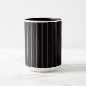 Mug rayé noir et rose (Centre)