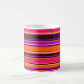 Mug rayé orange, magenta et violet (Centre)