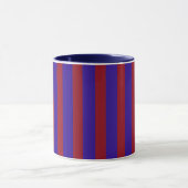Mug rayé rouge et bleu (Centre)