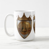 Mug Rayel Hebrew Golden Crest Follower  (Gauche)