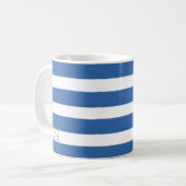 Mug Rayo Classique Bleu Nautique et Blanc (Devant gauche)
