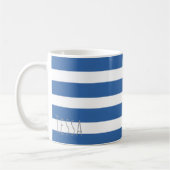 Mug Rayo Classique Bleu Nautique et Blanc (Gauche)