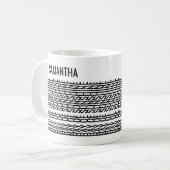 Mug Rayon de soleil à message caché Nom personnalisé (Devant gauche)