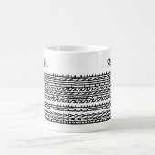 Mug Rayon de soleil à message caché Nom personnalisé (Centre)