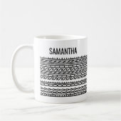 Mug Rayon de soleil à message caché Nom personnalisé (Gauche)
