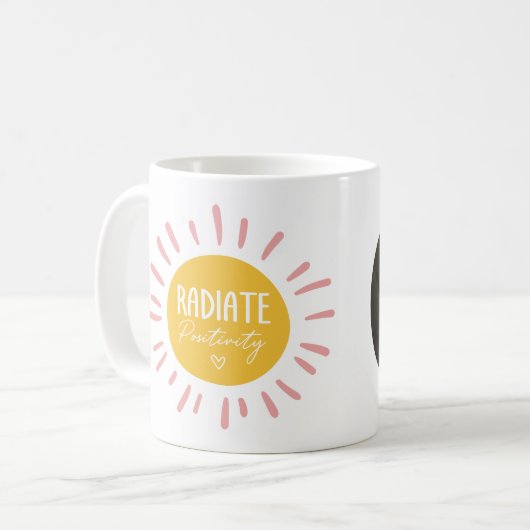 Mug Rayon de Soleil Positivité (Devant gauche)